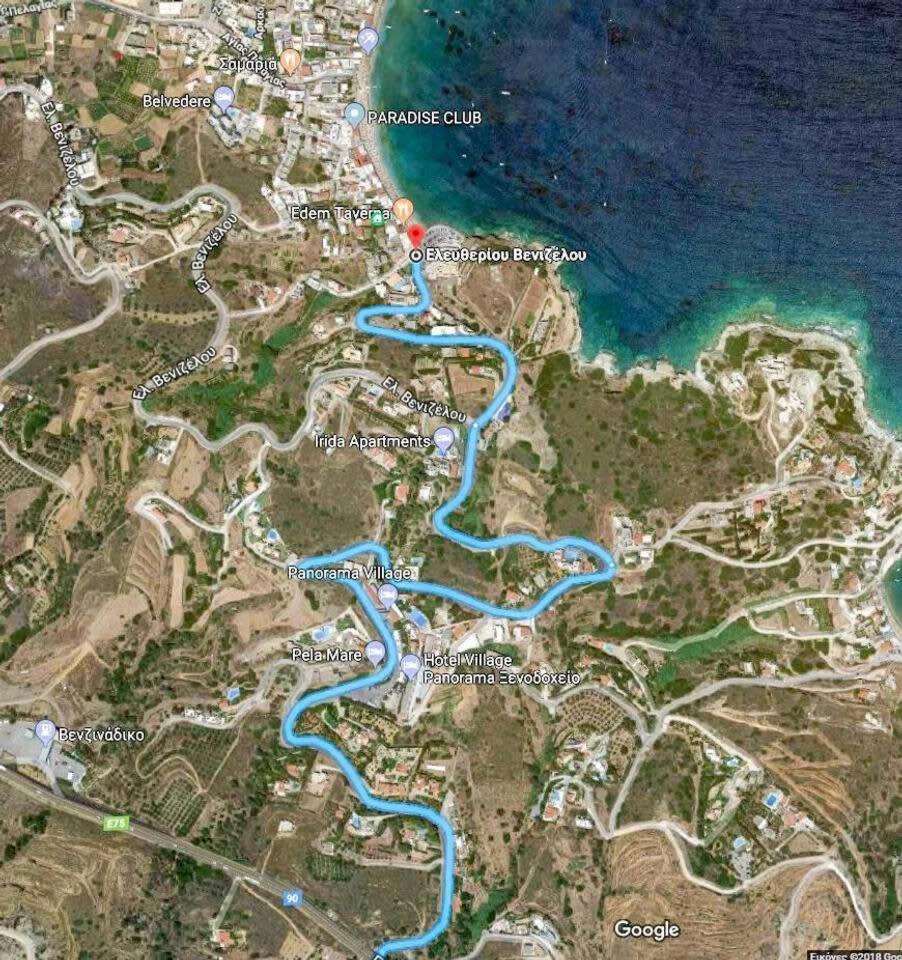 Agia Pelagia Blue Apt With Seaview 50M From Sea Apartment Exterior photo
